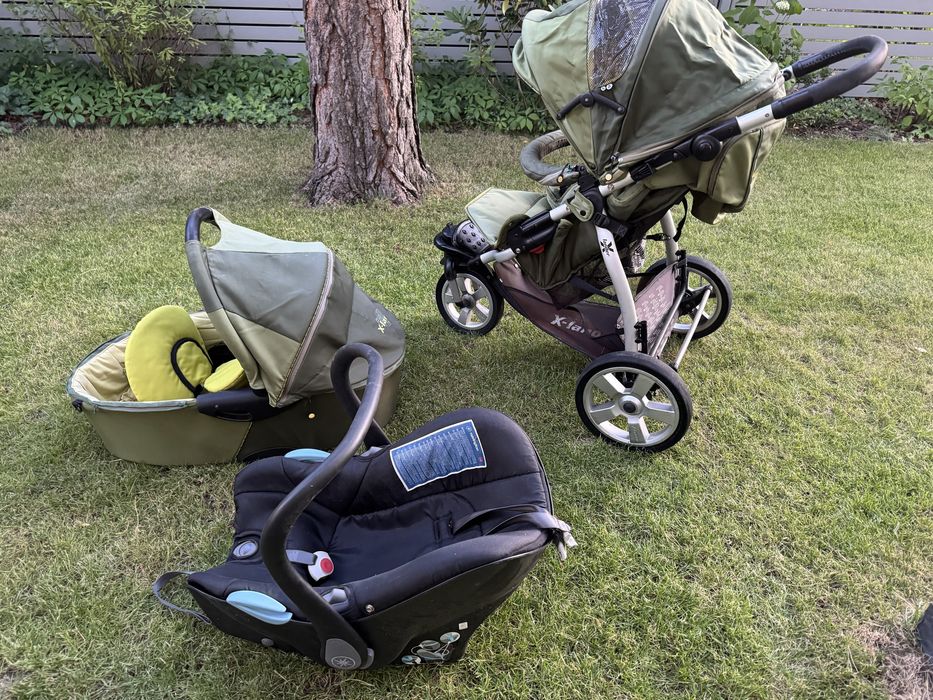 Wózek dziecięcy trzykołowy X-LANDER 3 w jednym Gondola Spacerówka