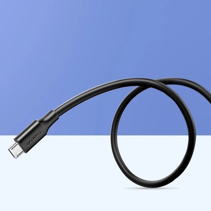 Ugreen kabel przewód USB - micro USB 2,4 A 480 Mbps 1,5 m czarny