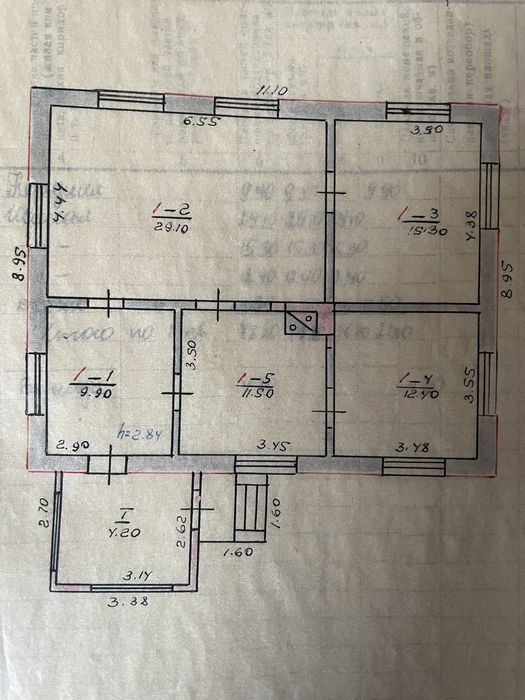 Продам участок с домом 10соток дом 100кв