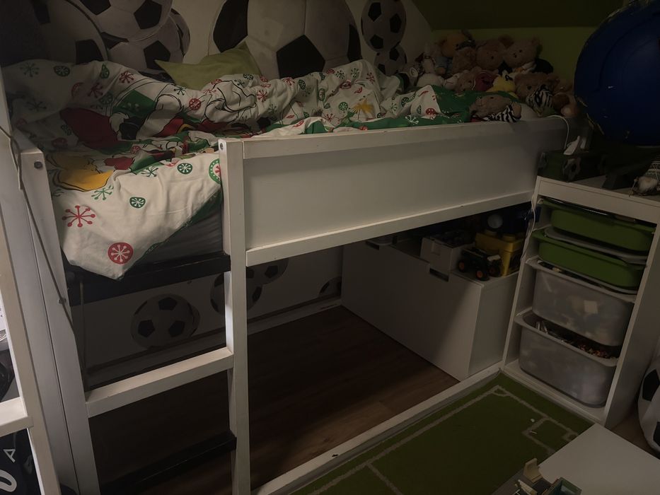 Łóżko dwustronne KURA z ikei