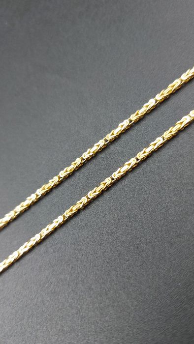 Nowy Złoty Łańcuszek królewski pełny 585 13,35 g.