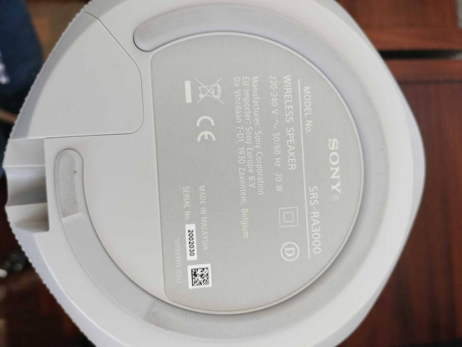 Coluna inteligente Sony SRS-RA3000