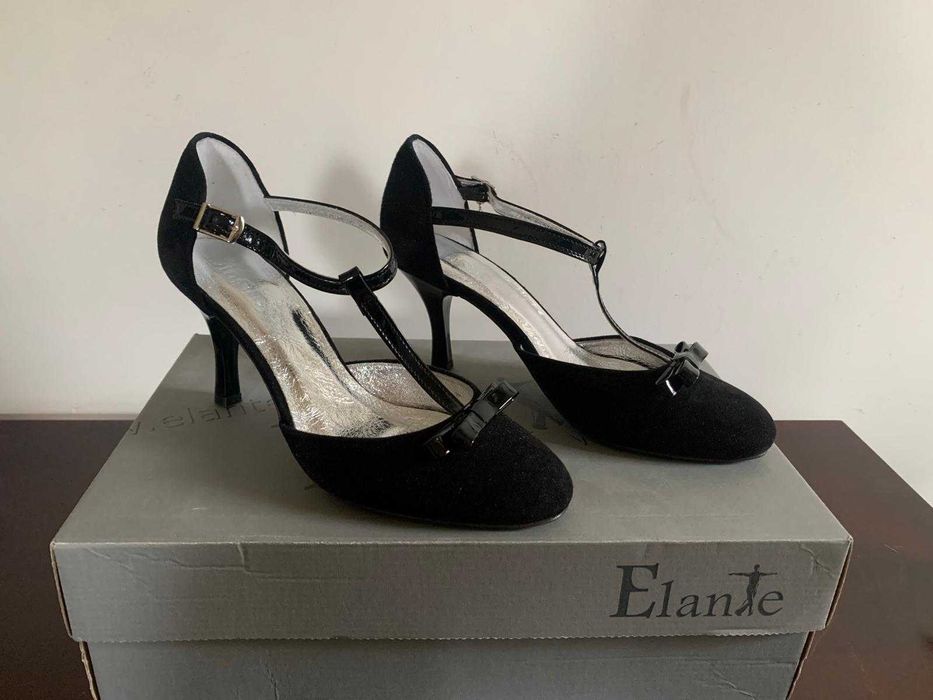 Buty taneczne, ze skóry naturalnej, nowe