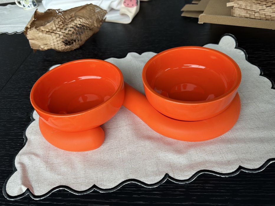 Komplet misek dla psa na podstawce nowy