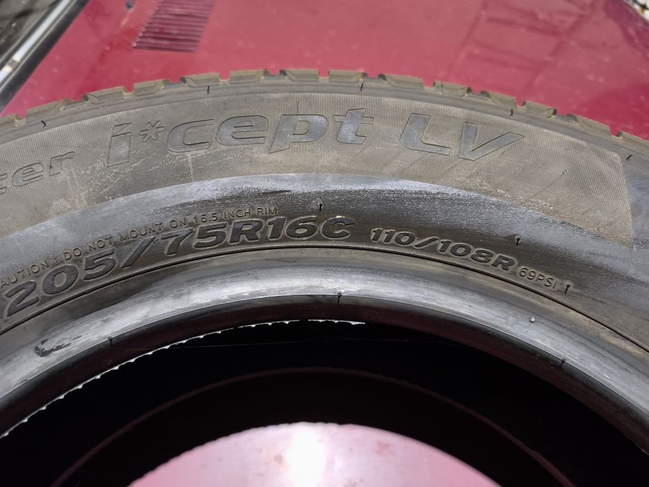 Все сезонная резина на микроавтобус Hankook 205-75 R 16 c
