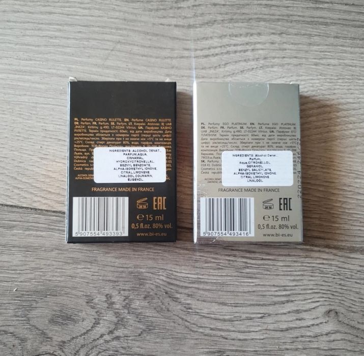 Małe perfumy męskie 4 sztuki