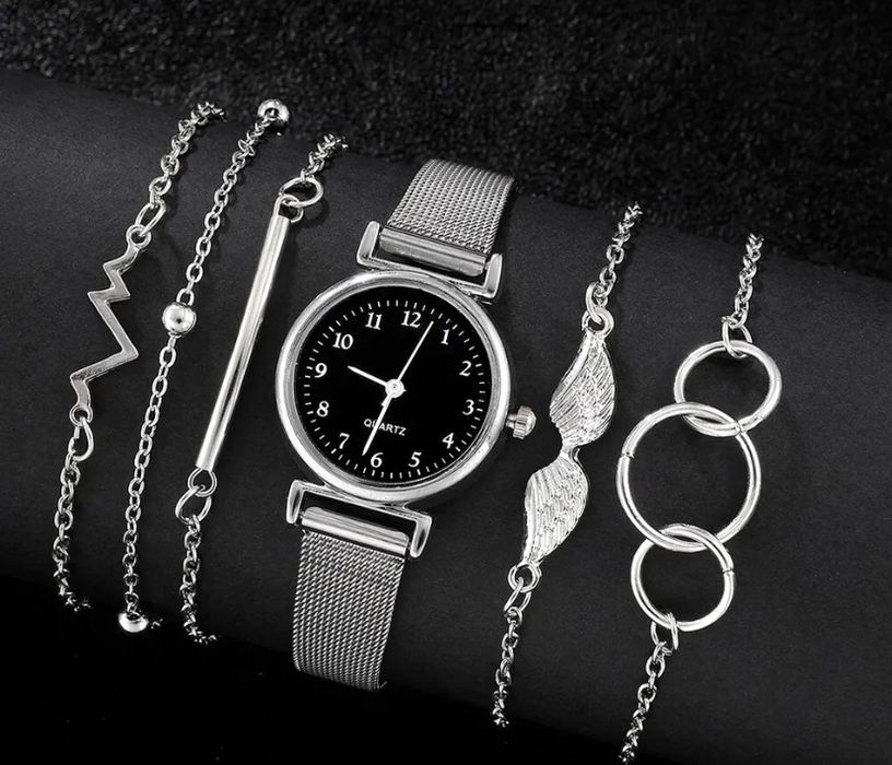 Часи женские,часы наручные комплект,часи жіночі бижутерия украшения