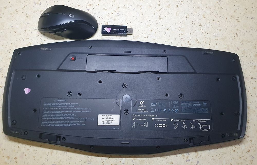 Клавиатура Logitech MX 5000 Wave Wireless Y-RAV80