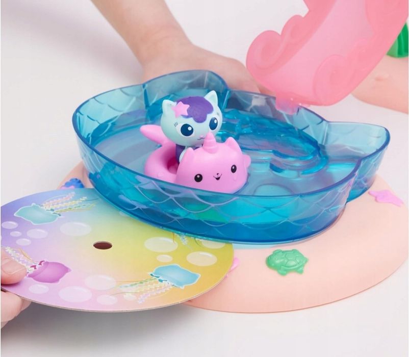 Koci Domek GABI duży zestaw basen 2 figurki GABI SYRENKOTKA