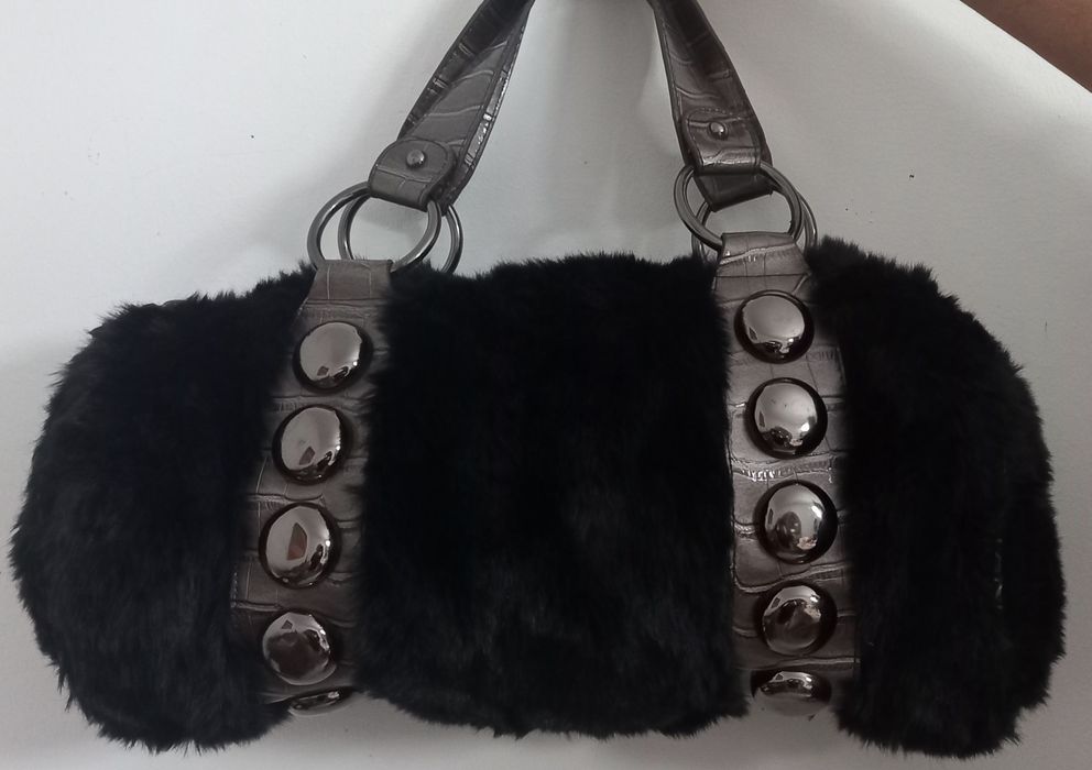 Mala com pêlo/ mala/ bolsa
