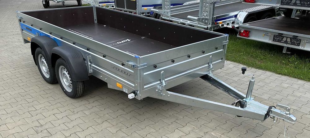 Przyczepka Samochodowa 330x150cm TANDEM BURTY WZMOCNIONE SKLEJKĄ