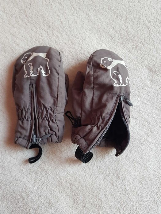 зимняя шапка для мальчика оч.тепл. 51 см Франция варежки с рез 3 / 4 г