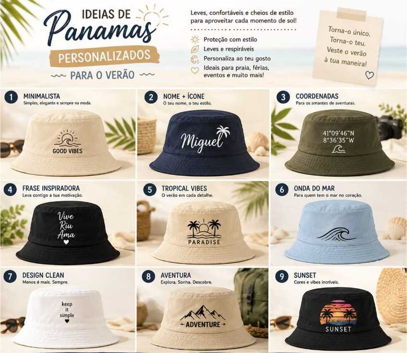 Venda de artigos personalizados