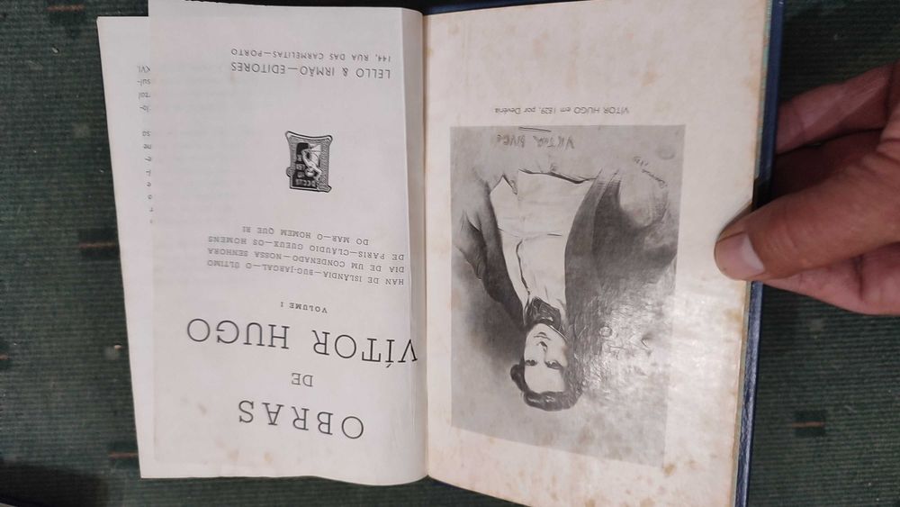 Obras de Vitor Hugo - Edição Lello & Irmão - 2 Volumes