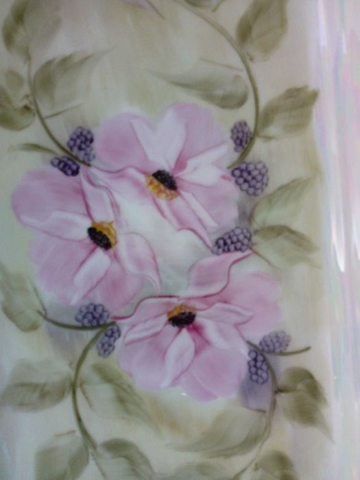 Travessa pintada à mão por "Ivone Ribas"