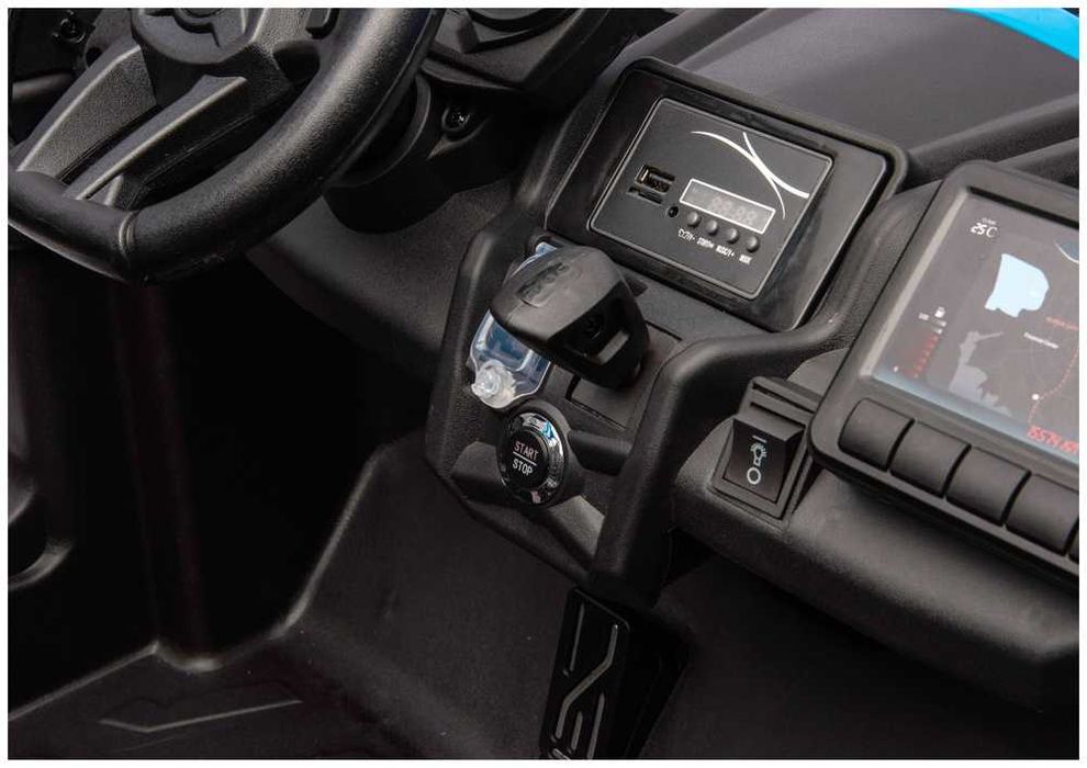 Pojazd na akumulator CAN-AM auto dla Dzieci pompowane Koła EVA 4x4 LED