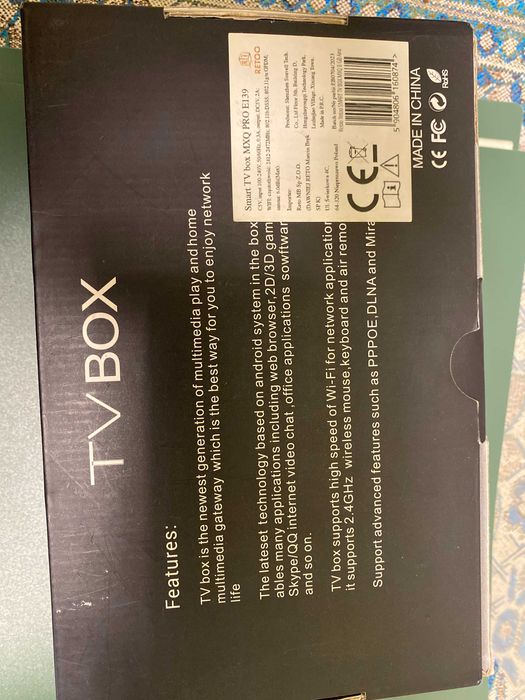 Decoder Android 7.1 SMART TV BOX 8GB MXQ PRO 4K