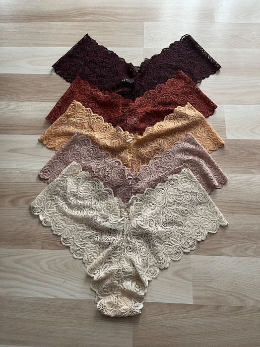 Majtki koronkowe 5 sztuk