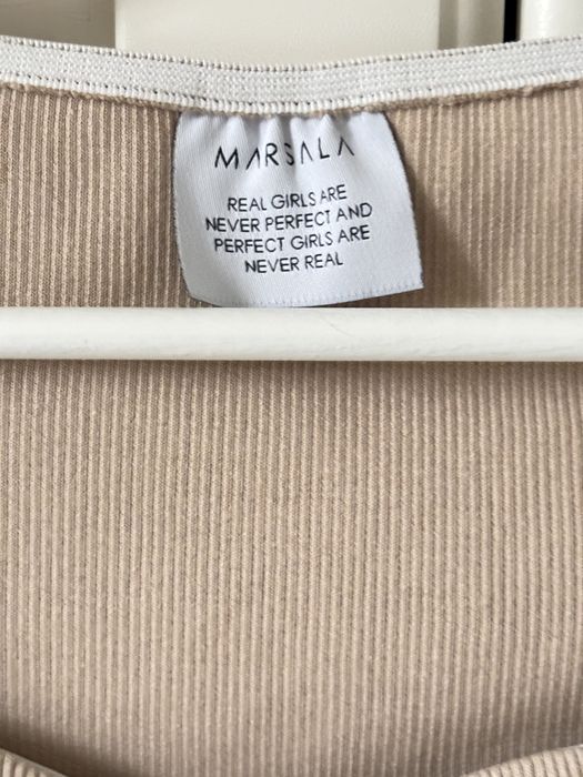 Sukienka, obcisła, mini, Marsala, roz. XS