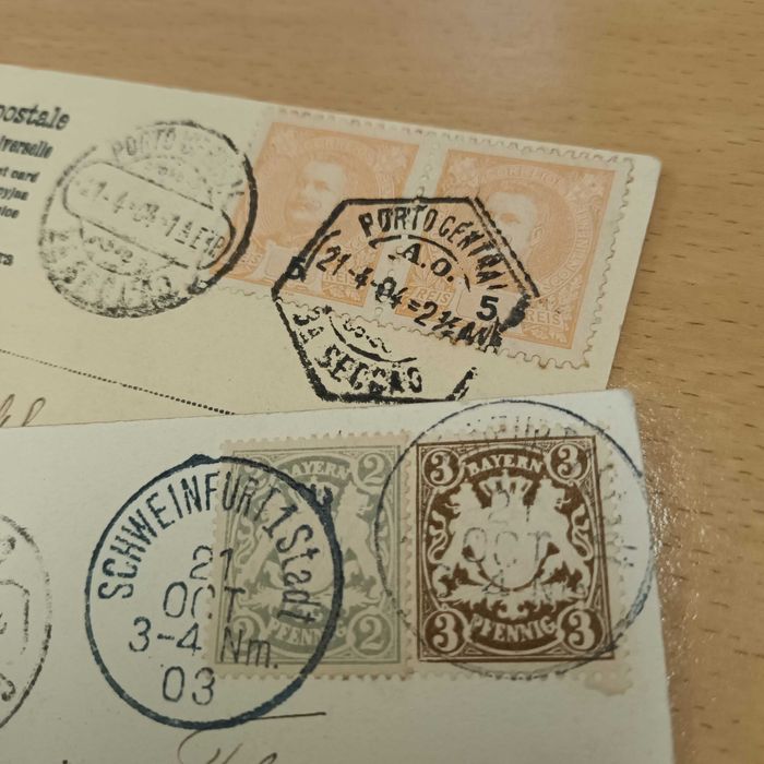 Postais antigos selados