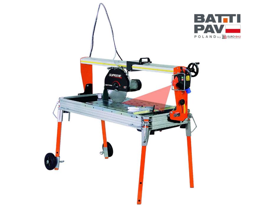 Przecinarka piła do cięcia betonu cegły kamienia Battipav SUPREME 120S