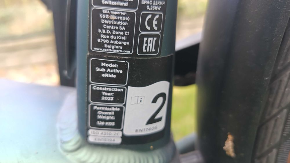 Rower Elektryczny Scott Sub Active eRide