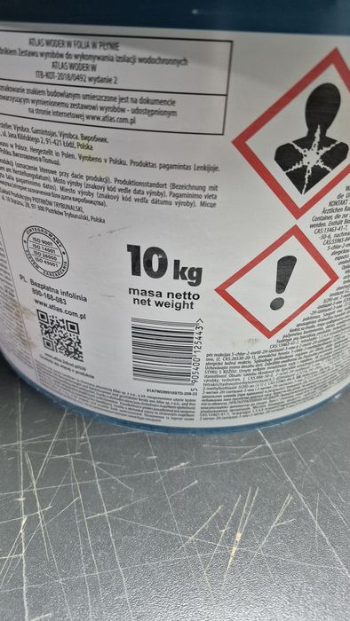 ATLAS folia w płynie WODER W 10 kg