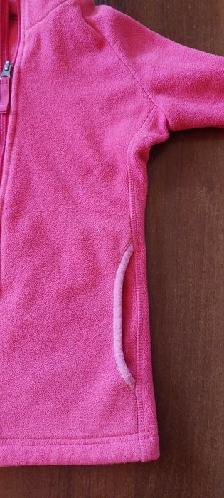 Тёплая флисовая кофта на девочку