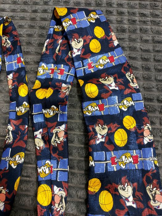 Krawat Space Jam kosmiczny mecz 155cm retro vintage 1997 rok