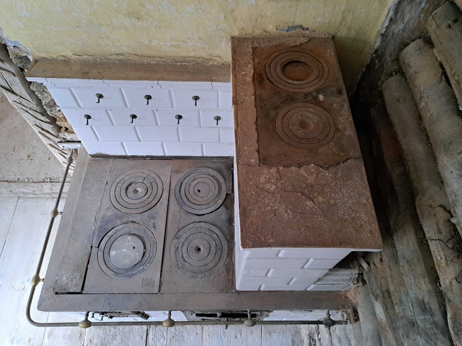 Przedwojenne kafle, piec kaflowy