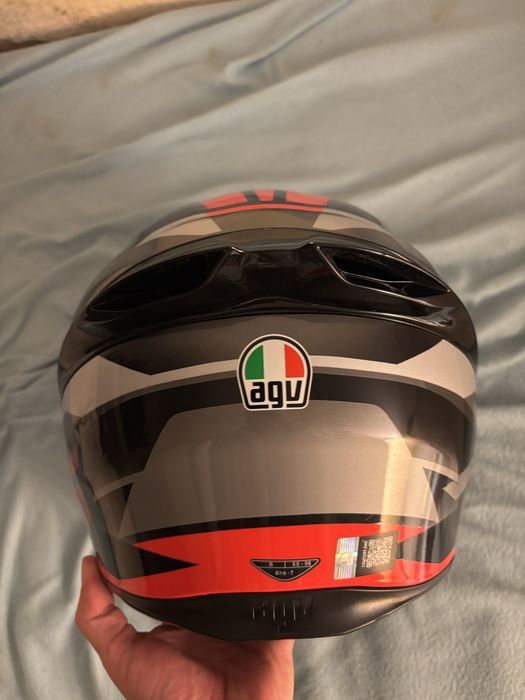 Capacete AGV K1 S Fastlap Black/Grey/Red