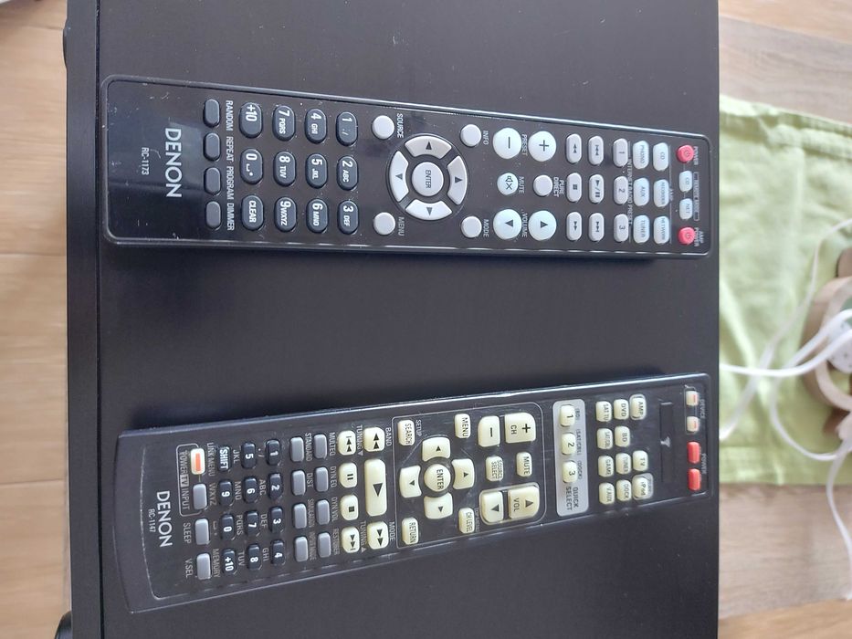 Denon AVR 1611 amplituner rds kino domowe 5.1 cd Denon DCD 520AE wieża