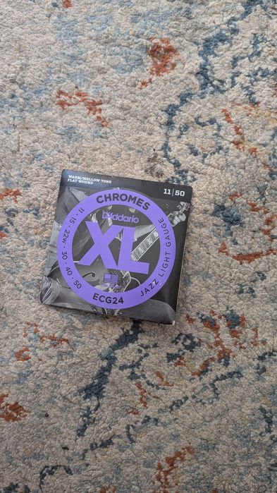 Cordas d'Addario Guitarra Elétrica 19x 115 + 1x ECG24 + 1x ECG23PL + 1x Ernie Ball 044