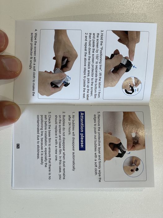 Pelicula protetora ecrã Xiaomi Mi Band 4 -8 unidades-