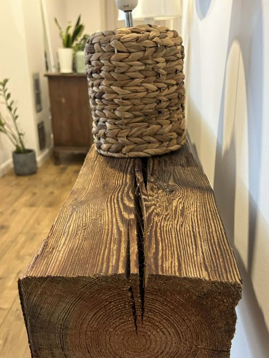 Konsola  loft że starej belki