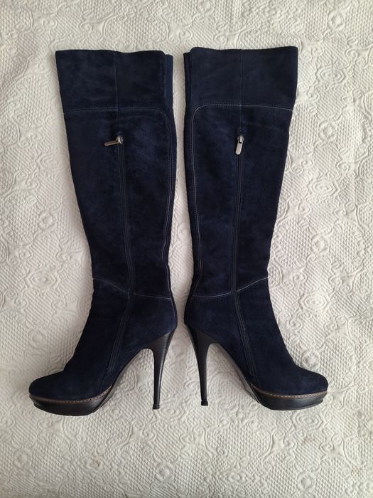 Jenrigo ботфорти темно-сині