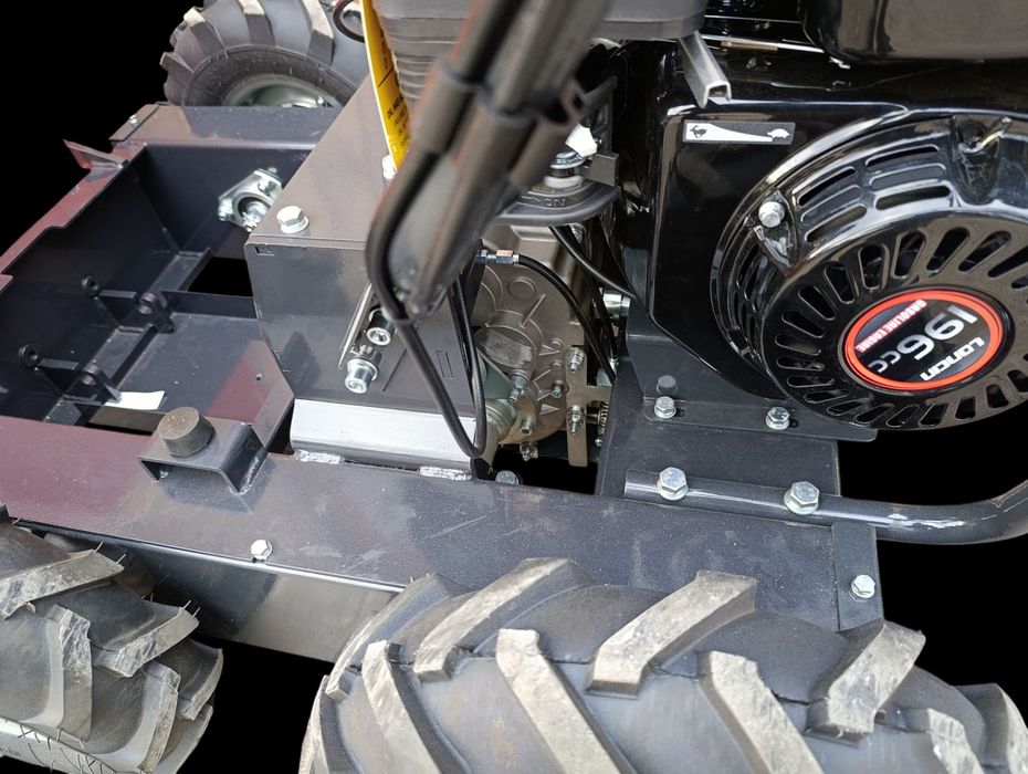 Taczka spalinowa 300kg Loncin 196cc 4x4 duża miska