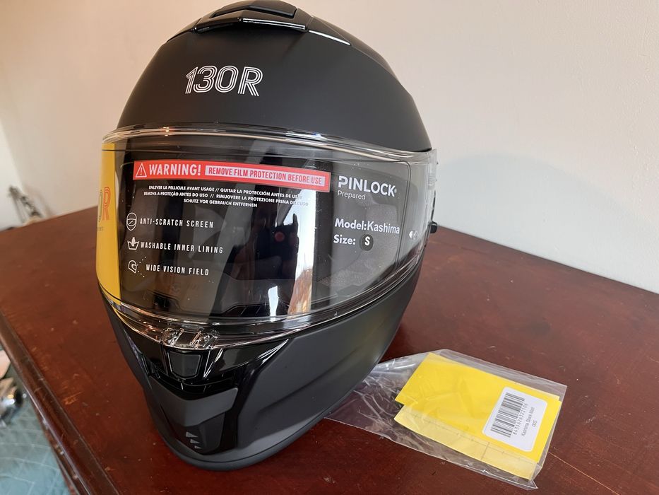 Capacete 130R Kashima Matt Black - Tamanho S