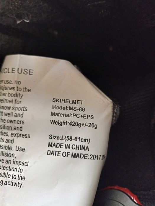 Kask ochronny,  narciarski