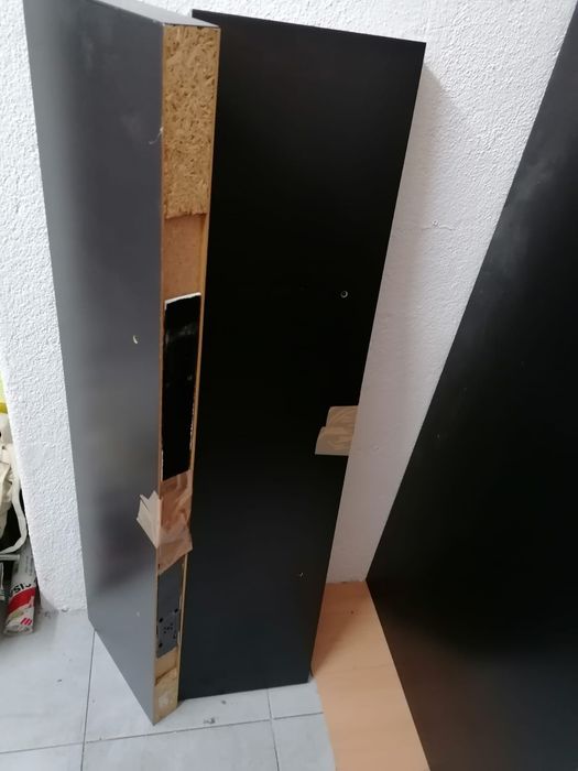 Mesa de TV e conjunto de prateleiras