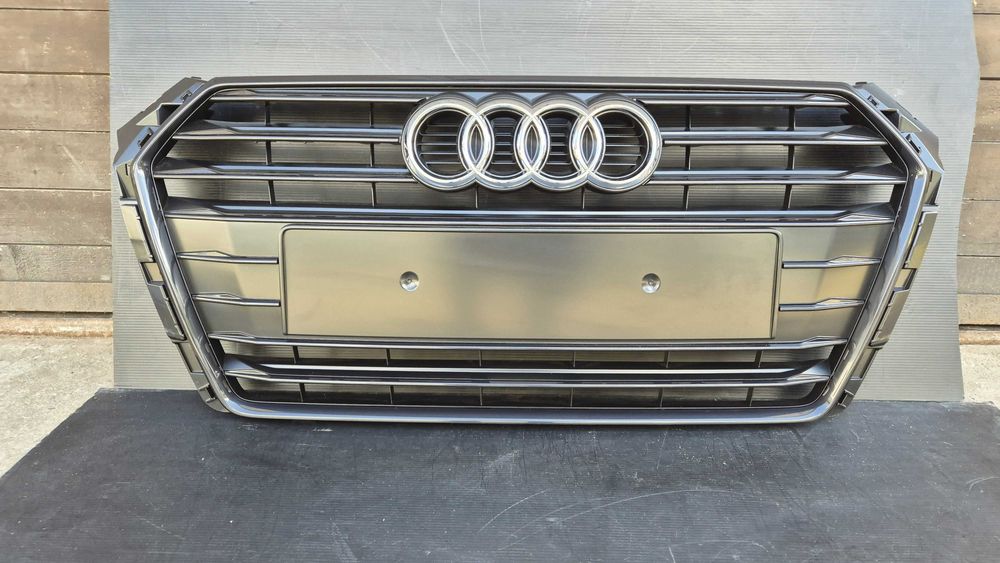 Atrapa chłodnicy GRILL Audi A4 B9 8W0 8W 15-19 BLACK OE ORYG. NOWA !!