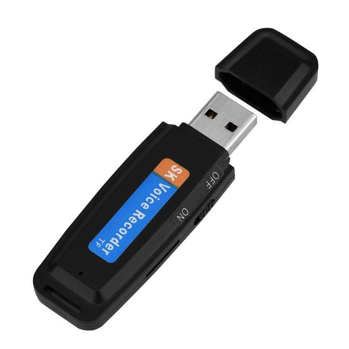 PODSŁUCH usb pendrive DYKTAFON 32gb bateria zasilanie SZPIEGOWSKI
