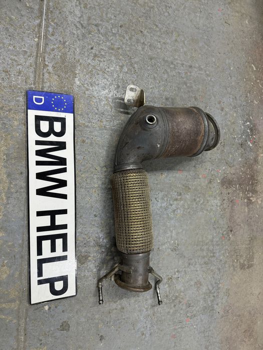 Катализатор БМВ 2 Ф44 М235 B48 306л.с. Глушитель Глушник BMW F44 M235