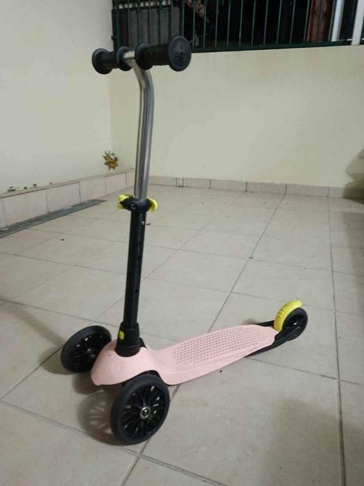 trotineta infantil 3 rodas rosa