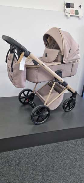 [OUTLET] Adamex Delta Natura 4 Wózek Głęboko-Spacerowy Cappuccino