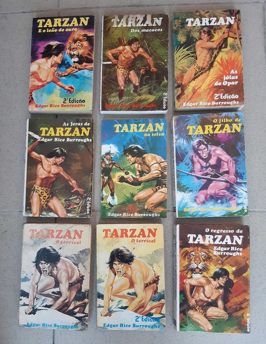 Livros Antigos "Tarzan" - Edgar Rice Burroughs