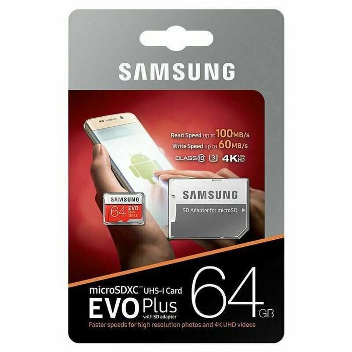 SAMSUNG Memory stick EVOPLUS c/adaptador 64gb C/ADAPTADOR 64 GB - novo