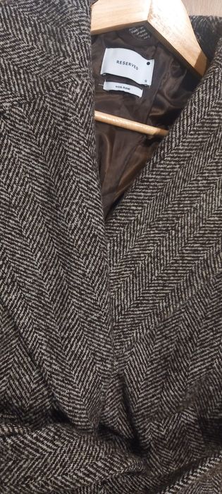 Płaszcz jodełka stan idealny Reserved r.S