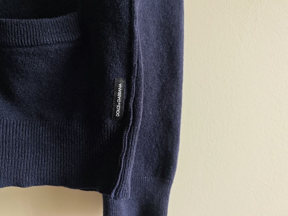 Wełniany kardigan Dolce & Gabbana, sweter, męski