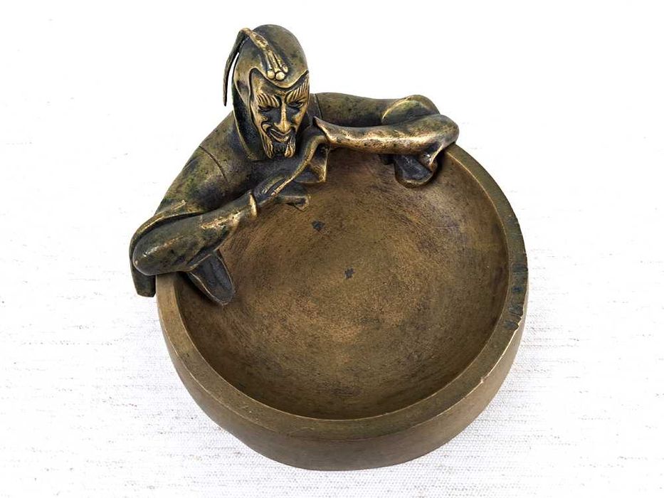 Mefisto brąz Wiedeń Mefistofeles secesja diabeł popielniczka